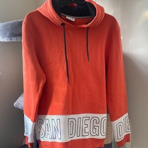 San Diego Orange Hoodie for Men
